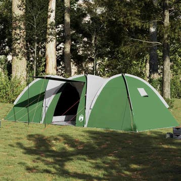 vidaXL Koepeltent 8-persoons waterdicht groen, Verzenden