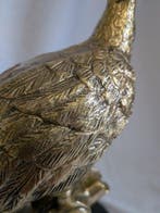Beeldje - Pfau - Gepatineerd brons
