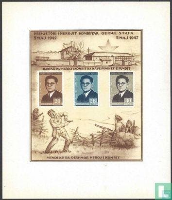 Albanië - Qemal Stafa - 1947, Verzenden, Postfris