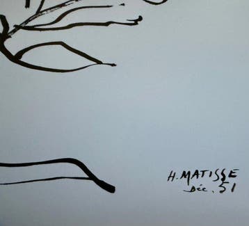 Henri Matisse (1869-1954) - Le Platane, 1951”. Gesigneerd