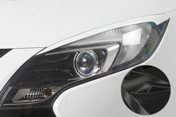 Koplampspoilers voor Opel Zafira Tourer 3e generatie SB298-G, Verzenden