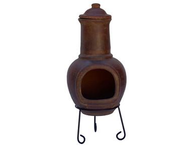 Sol-y-Yo Chimenea Terracotta Tuinhaard (rood, 105 cm), Jardin & Terrasse, Foyers de jardin, Envoi