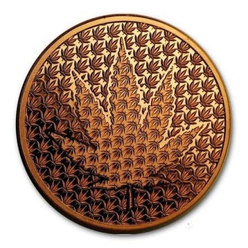 États-Unis. 10 x 1 oz Cannabis Hidden Leaf 999 Fine Copper
