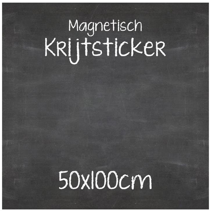 Magnetische Krijtsticker 50x100 cm, Huis en Inrichting, Woonaccessoires | Lijsten, Verzenden