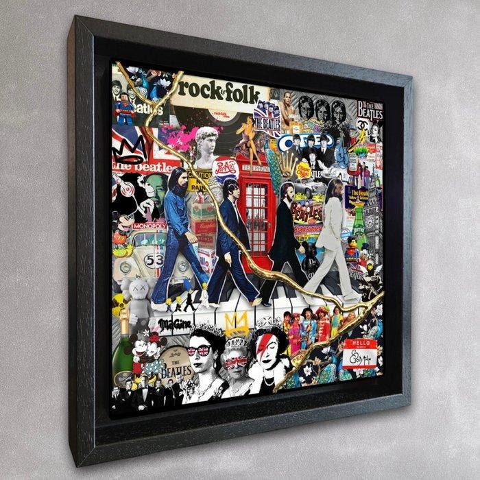 Stéphanie Godann - The Beatles Pop Legend, Antiquités & Art, Art | Peinture | Moderne