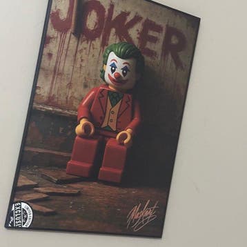 Lego Merchandise - Art - Lego Joker Art- by Maskart ,, Nieuw
