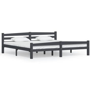 Massief houten bed 200x200 | Retour deal | Sla je slag nu!, Huis en Inrichting, Slaapkamer | Bedden, Gebruikt, Verzenden, Tweepersoons