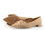 Manfield Ballerinas in maat 38 Beige, Kleding | Dames, Verzenden, Beige, Ballerina's, Manfield