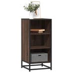 vidaXL Dressoir 35,5x35x76 cm bewerkt hout en metaal bruin, Huis en Inrichting, Kasten | Dressoirs, Verzenden, Nieuw