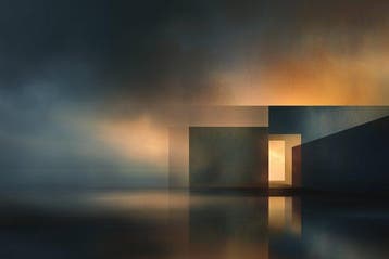 Lea Ottavi - Gold Before Departure · XXL · Hand signed