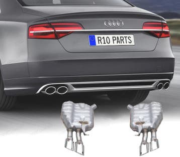 POT DÉCHAPPEMENT AUDI A8 15-17 LOOK S8 CHROMÉ, Verzenden, Nieuw