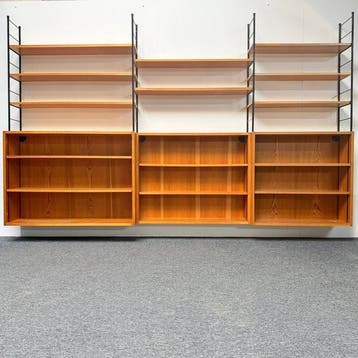 Étagère murale - Bois, placage bois véritable - En pharmacie
