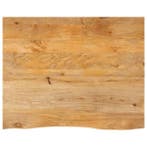 Massief Mangohout blad 110x80cm | Tweede kansje | OP = OP, 100 tot 150 cm, Verzenden, Rustiek, Nieuw