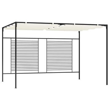 vidaXL Prieel met uittrekbaar dak 180 g/m² 3x4x2,3 m, Tuin en Terras, Verzenden, Nieuw
