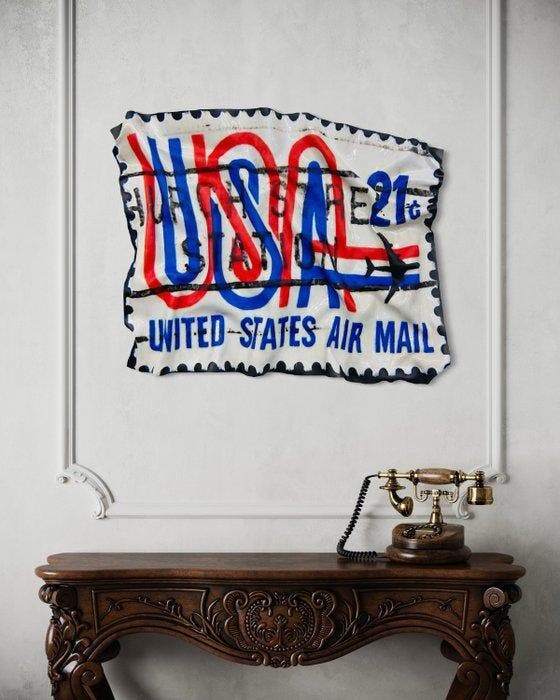 Soyz Bank (1988) - US Air Mail, Antiquités & Art, Art | Objets design
