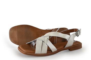 Oh! My Sandals Sandalen in maat 36 Beige, Verzenden, Beige, Sandalen of Muiltjes, Zo goed als nieuw