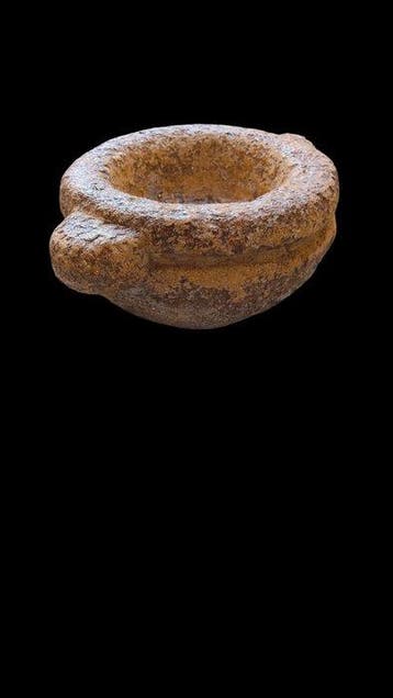 sculptuur, Acquasantiera - 11 cm - Gegoten steen