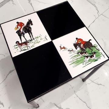 Bijzettafel - Staal - Kleine bijzettafel / salontafeltje