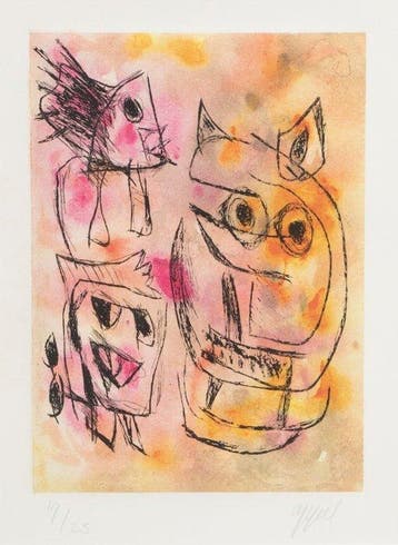 Karel Appel (1921-2006) - Nostalgie du désir perdu, Antiek en Kunst