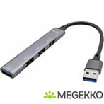 I-tec Metal USB 3.0 HUB 1x USB 3.0 + 3x USB 2.0, Verzenden, Nieuw