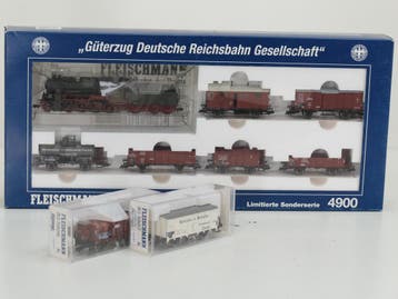 Schaal H0 Fleischmann NEW OLD STOCK COMPLETE SET 4900, 83..., Fleischmann, Nieuw, Ophalen of Verzenden, Gelijkstroom