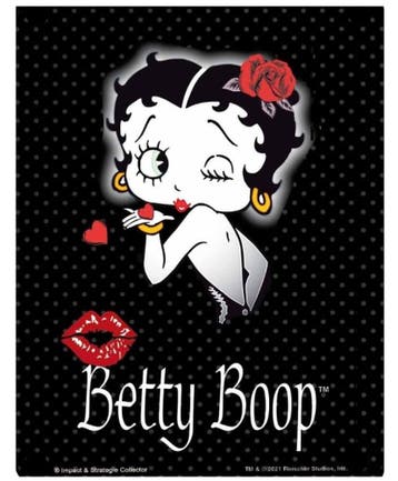 Betty Boop wandplaat Hand Kiss - Vintage wandbord, Verzenden, Nieuw