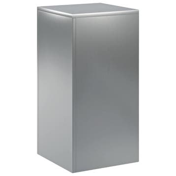 vidaXL Plantenstand zilver 30 x 30 x 60 cm Staal, Tuin en Terras, Verzenden, Nieuw