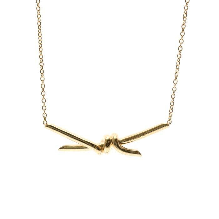 Tiffany & Co. - Ketting met hanger roze goud, Handtassen en Accessoires, Antieke sieraden