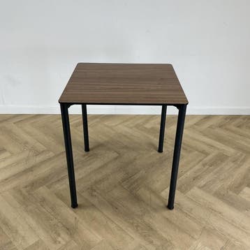 Eromes hoge kantinetafel 80x80 cm / hoogte 90 cm, donker, Gebruikt, Bureau