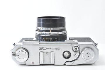 Yashica 35 Yashinon 4.5cm f/3.5 Meetzoeker camera (Zonder