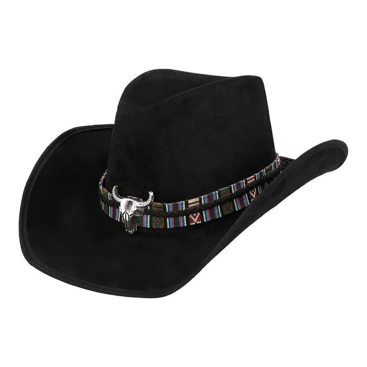 Zwarte Cowboy Hoed Luxe, Hobby & Loisirs créatifs, Articles de fête, Envoi