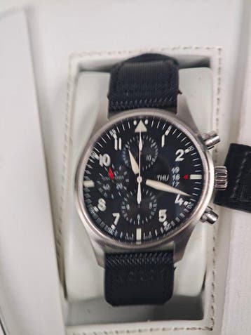 IWC - Fliegeruhr Pilot Chronograph - Zonder minimumprijs -