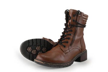 Jana Veterboots in maat 39 Cognac, Verzenden, Overige typen