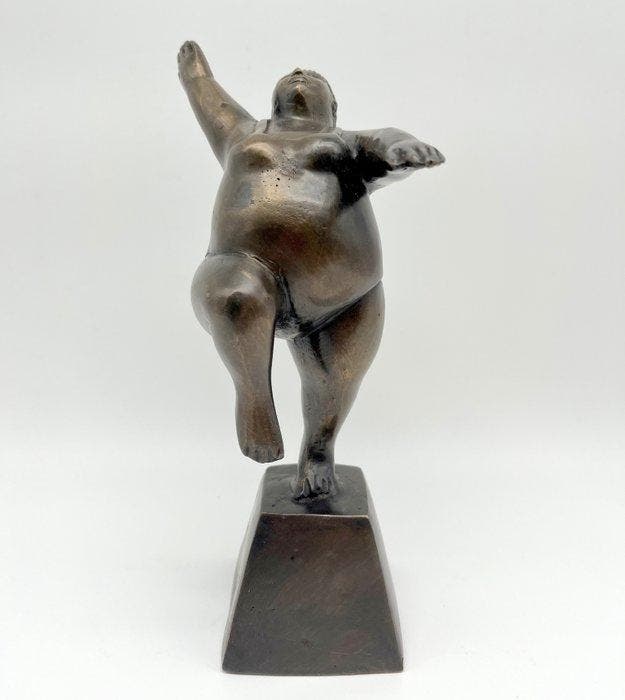 Figurine - Female dancer - Bronze, Antiquités & Art, Curiosités & Brocante