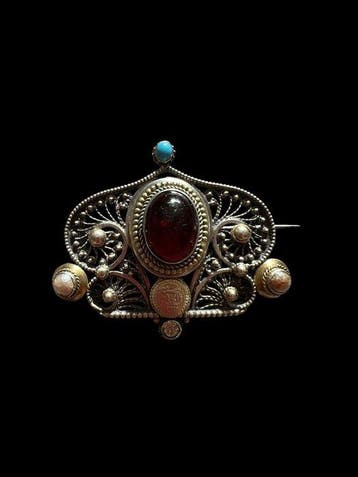 Broche - Zilver - Begin 20e eeuw