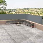 vidaXL Windscherm uittrekbaar 117x1200 cm antracietkleurig, Verzenden, Nieuw