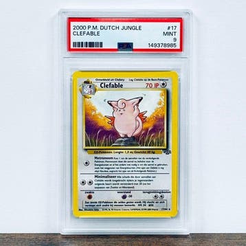 Pokémon Graded card - Clefable 17 – Pokémon - PSA 9, Nieuw
