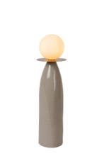 Lucide FIGARO - Tafellamp - Ø 12 cm - 1xG9 - Grijs, Verzenden, Nieuw