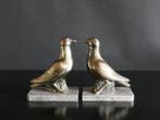 Serre-livres - Régule et marbre - Oiseaux, Antiquités & Art