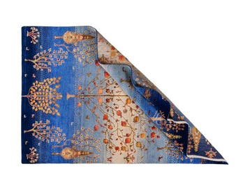 Gabbeh - Vloerkleed - 206 cm - 137 cm - Handgeknoopt uit wol, Nieuw