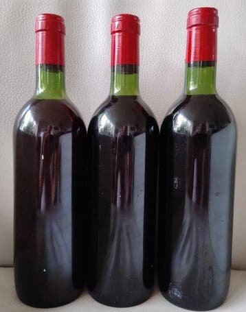 1982 Chateau Gouprie - Pomerol - 3 Flessen (0.75 liter), Verzamelen, Nieuw
