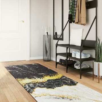 vidaXL Vloerkleed wasbaar 80x300 cm meerkleurig, Verzenden