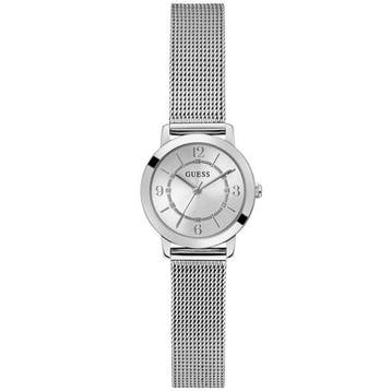 Guess Dames Horloge GW0666L1 Staal Quartz met Meshband, Verzenden