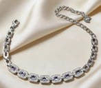 Zonder minimumprijs - Armband Zilver - 1.05ct. tw. Tanzaniet, Nieuw