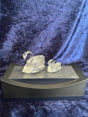 Swarovski - Beeldje - Zwanen (2) - Kristal
