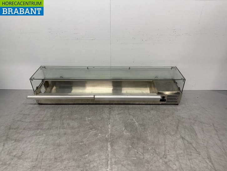 RVS Arktic Opzetvitrine Opzet koelvitrine saladière 9 x 1/3, Zakelijke goederen, Horeca | Keukenapparatuur, Ophalen of Verzenden