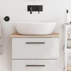 vidaXL Wastafelblad 60x40x1,5 cm massief beukenhout, Huis en Inrichting, Keuken | Keukenelementen, Verzenden, Nieuw