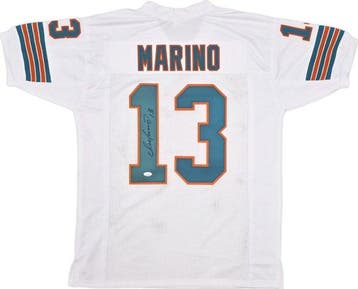 NFL - Dan Marino - Maillot blanc de football personnalisé -