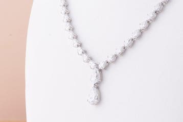 Chaîne Argent - 8.12ct. tw. Diamant (Cultivé en laboratoire)