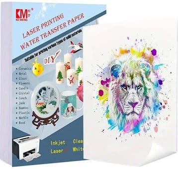 Laser Transferpapier voor kaarsen glas hout 10 vellen